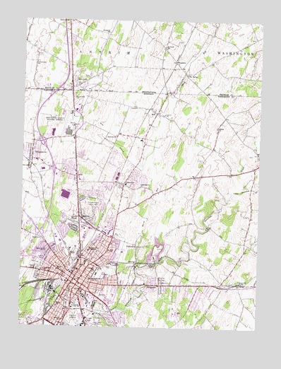Hagerstown, MD USGS Topographic Map