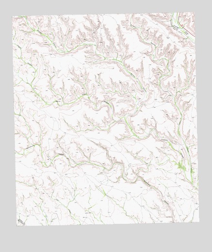 Hagler Canyon, TX USGS Topographic Map