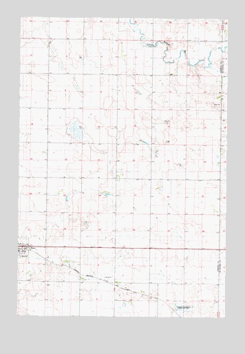 Hague, ND USGS Topographic Map