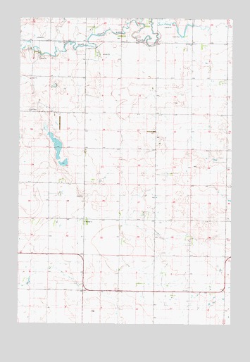 Hague SE, ND USGS Topographic Map
