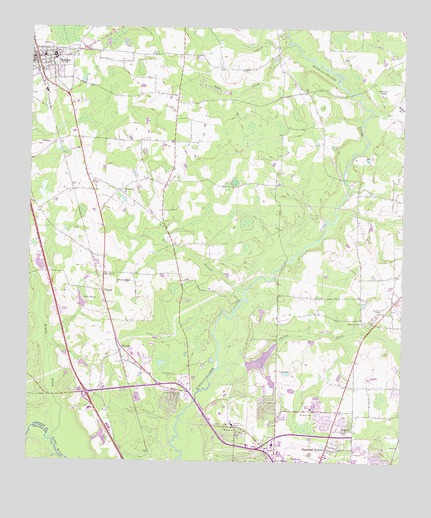 Hahira East, GA USGS Topographic Map