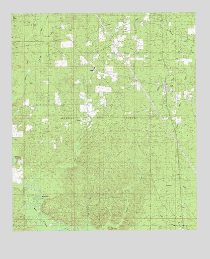 Haile, LA USGS Topographic Map