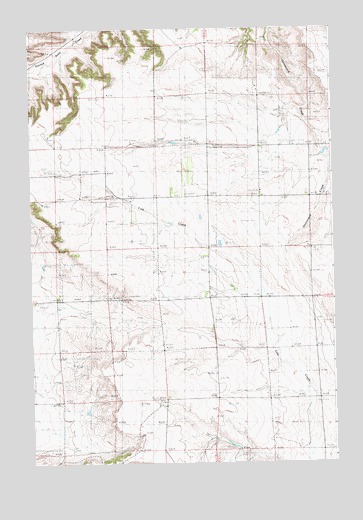 Hailstone Basin SE, MT USGS Topographic Map