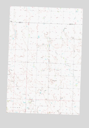 Hailstone Butte, ND USGS Topographic Map