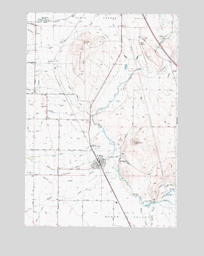 Haines, OR USGS Topographic Map