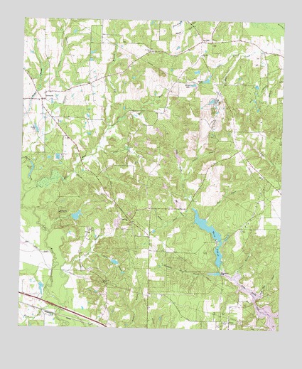 Hainesville, TX USGS Topographic Map