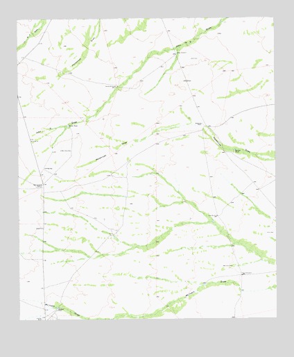 Halamicek Ranch, TX USGS Topographic Map