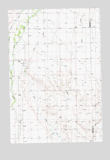 Halbert Creek North, MT USGS Topographic Map