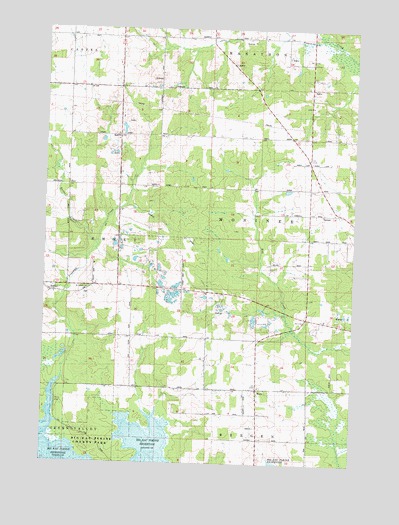 Halder, WI USGS Topographic Map