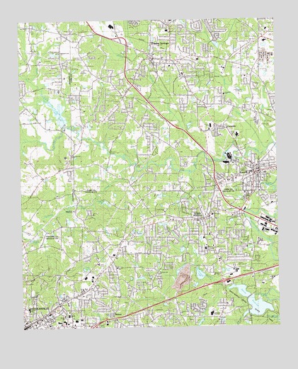 Austell, GA USGS Topographic Map