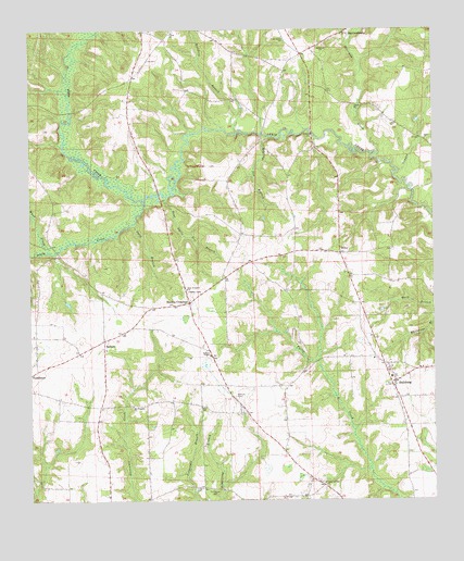 Haleburg, AL USGS Topographic Map