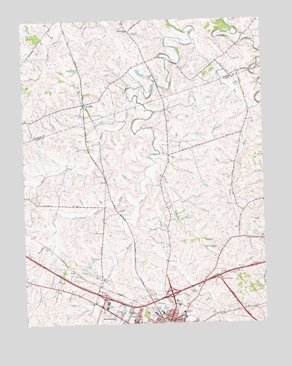 Austerlitz, KY USGS Topographic Map