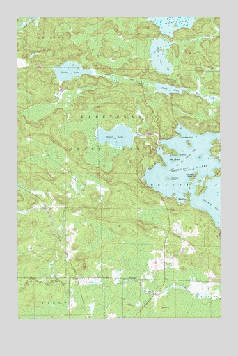 Haley, MN USGS Topographic Map