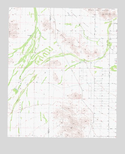 Haley Hills, AZ USGS Topographic Map