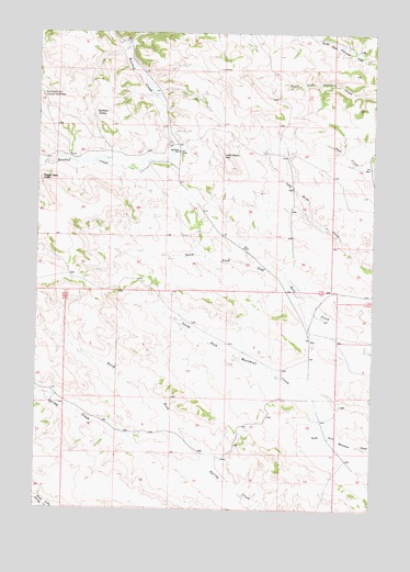 Half Moon Hill, MT USGS Topographic Map
