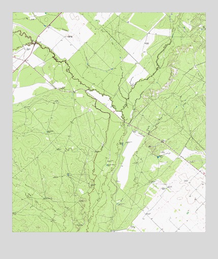 Halff Ranch, TX USGS Topographic Map