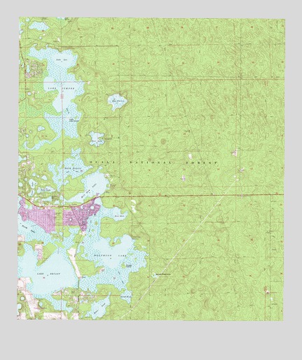 Halfmoon Lake, FL USGS Topographic Map
