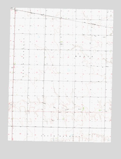 Halford, KS USGS Topographic Map
