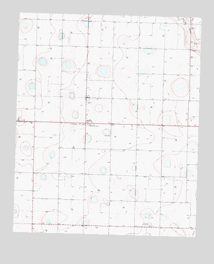 Halfway, TX USGS Topographic Map