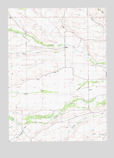 Halfway, WY USGS Topographic Map
