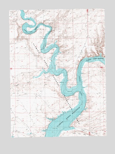 Halfway Hollow East, WY USGS Topographic Map