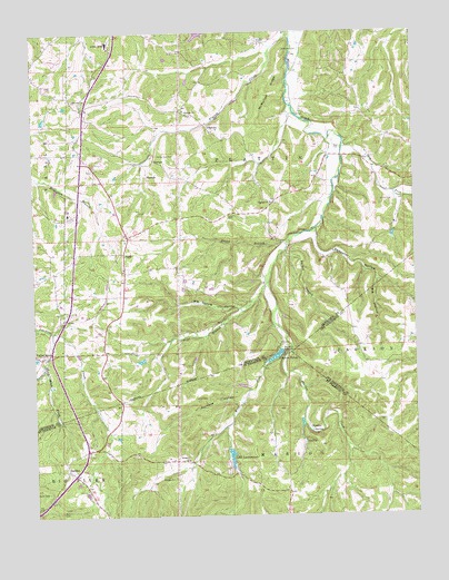 Halifax, MO USGS Topographic Map