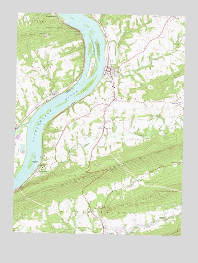 Halifax, PA USGS Topographic Map