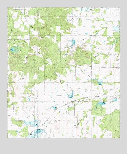 Hall, TX USGS Topographic Map