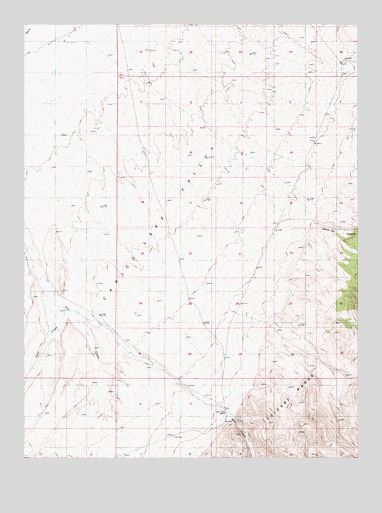 Hall Creek North, NV USGS Topographic Map