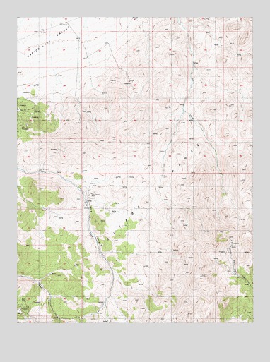 Hall Creek South, NV USGS Topographic Map