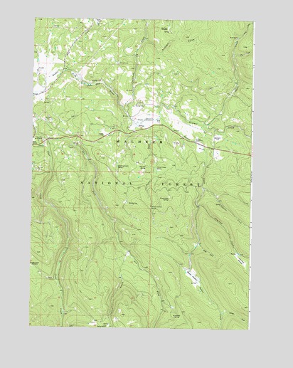 Austin, OR USGS Topographic Map