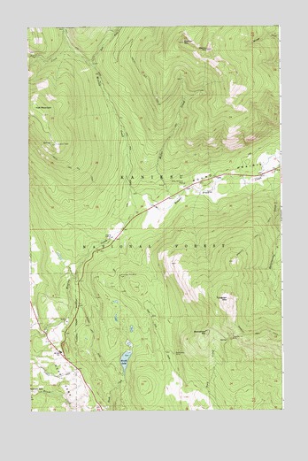 Hall Mountain, ID USGS Topographic Map