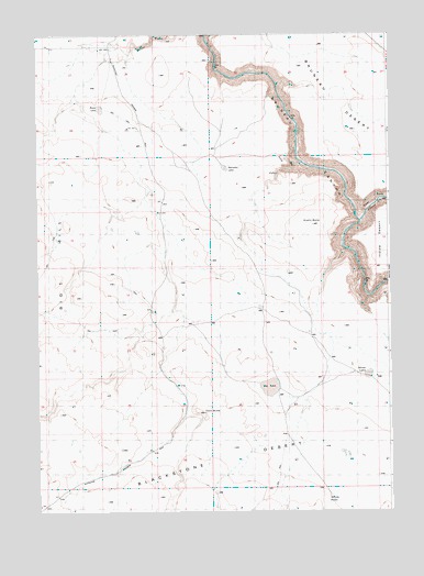 Austin Butte, ID USGS Topographic Map