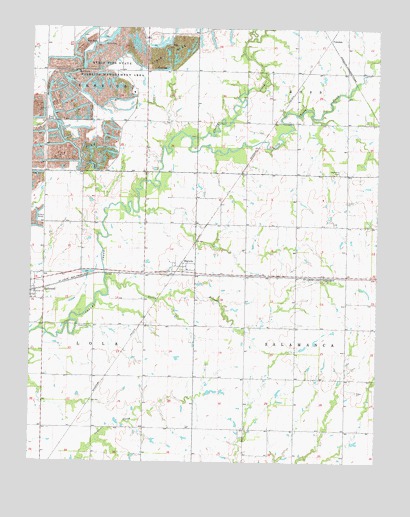 Hallowell, KS USGS Topographic Map