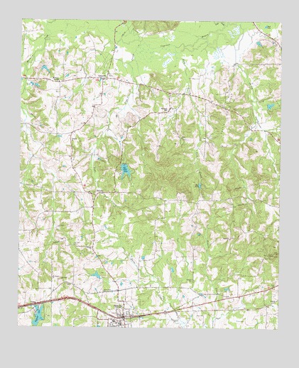 Hallsville, TX USGS Topographic Map