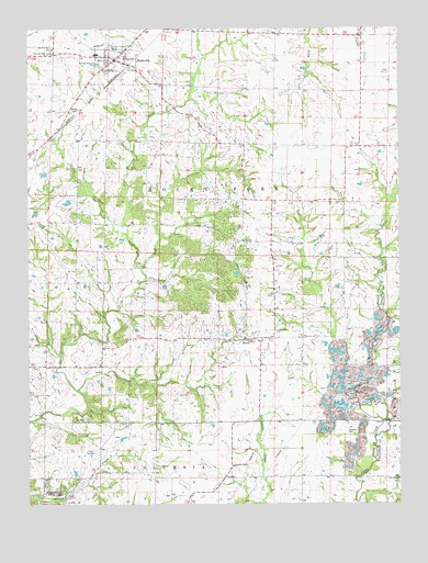 Hallsville, MO USGS Topographic Map