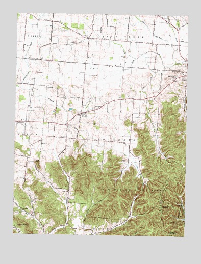 Hallsville, OH USGS Topographic Map