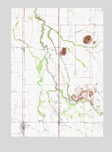 Halsey, OR USGS Topographic Map