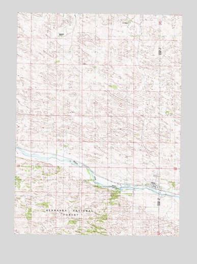 Halsey, NE USGS Topographic Map