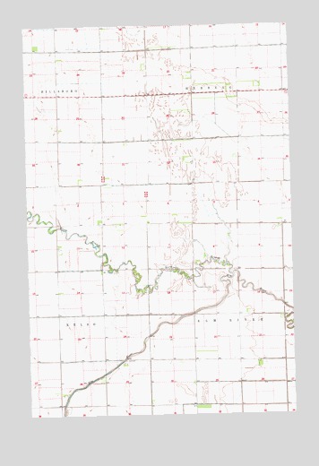 Halstad SW, ND USGS Topographic Map