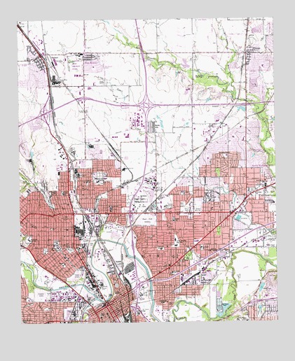 Haltom City, TX USGS Topographic Map