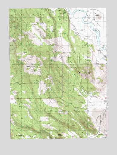 Hamaker Mountain, OR USGS Topographic Map