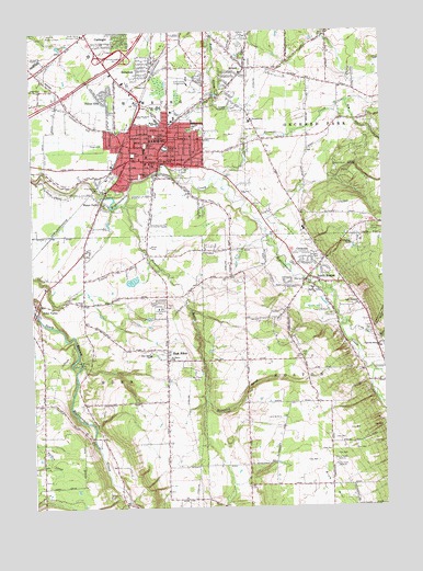 Hamburg, NY USGS Topographic Map