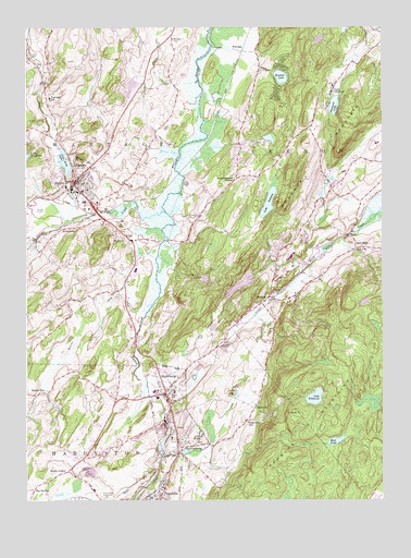 Hamburg, NJ USGS Topographic Map