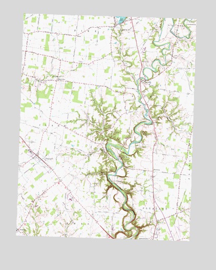 Hamersville, OH USGS Topographic Map