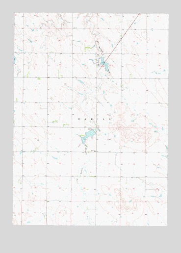 Hamill, SD USGS Topographic Map