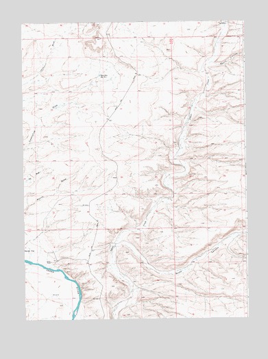 Austin Ranch, WY USGS Topographic Map