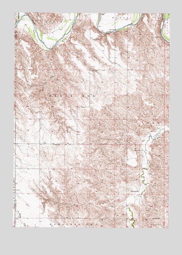 Hamill NE, SD USGS Topographic Map