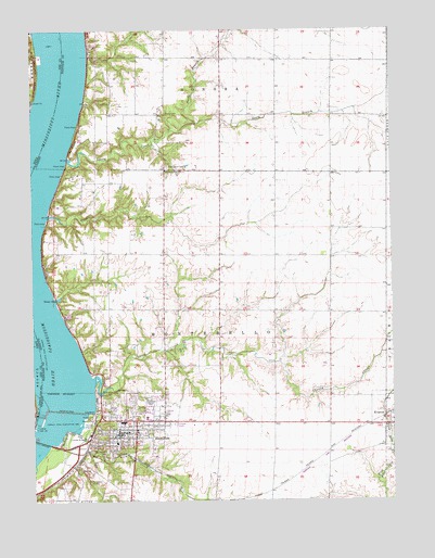 Hamilton, IL USGS Topographic Map