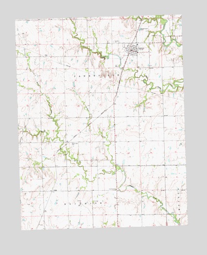 Hamilton, KS USGS Topographic Map